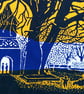 Lychgate tree, Chorlton, hand-pulled screenprint - Image 4