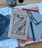 'Mightier than the Sword', Lino Printed Sketchbook, Second Version - Image 2