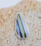 Cornish surfite pendant - grey, navy, yellow - Image 5