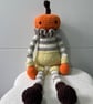 Crochet Pumpkin Jack O'Lantern Doll - 66cm 26" Tall