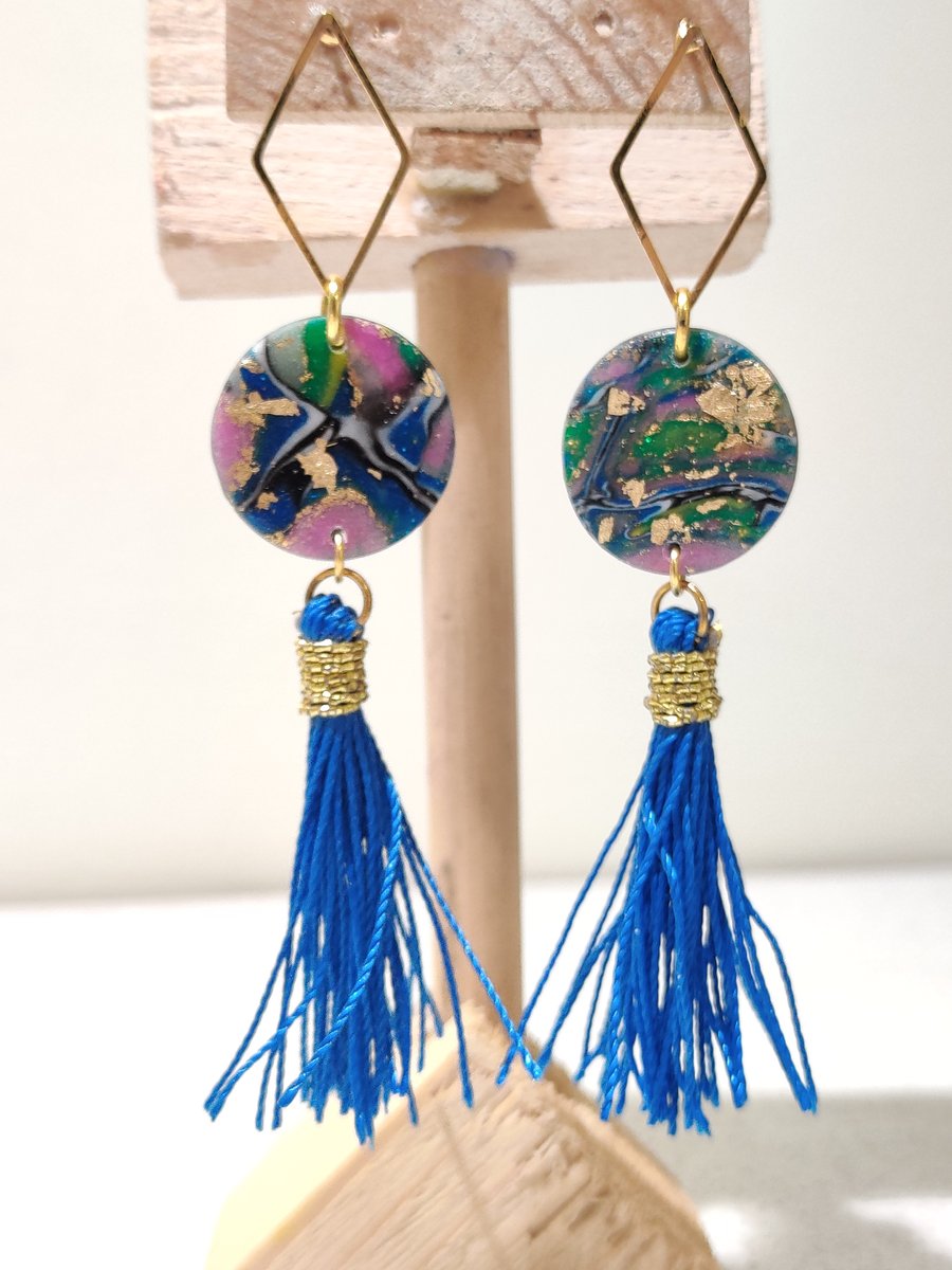 Mermaid marble tassle