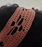 Pink Crochet Headband - Image 3