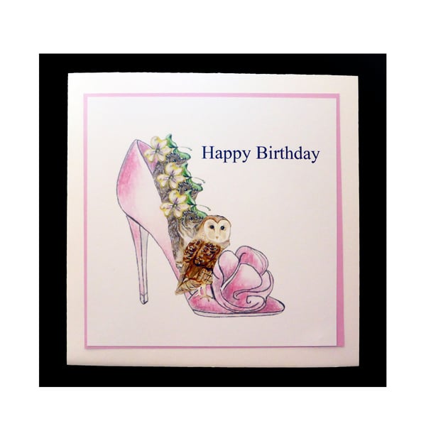 Bird in shoe (HB1075)