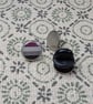 Asexual Flag Pin - Pride Themed Pin - Large Resin Topped Pin Badge - LGBTQ - Image 2