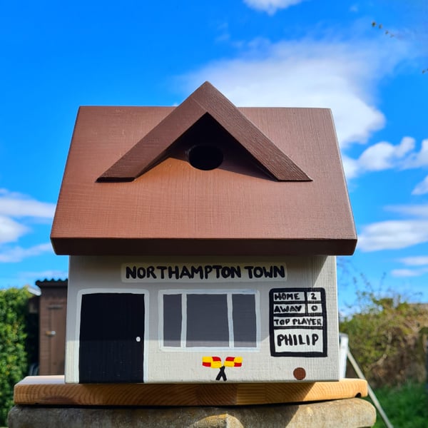 Football Club Personalised Bird Box