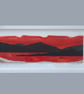 Handmade Fused Glass 'Sunset over Isle of Harris' Picture