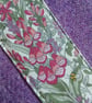 A6 'Harris Tweed®' Notebook Cover - Violet with Liberty London Foxglove Print - Image 5