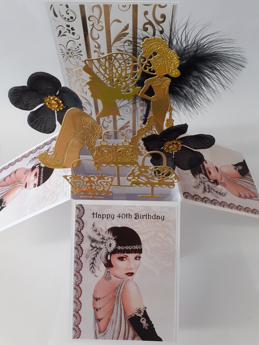Ladies 40th Birthday Card