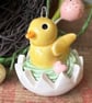 Cute ceramic Easter chick decoration