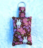 Liberty print padded keyring, Prairie Day, bag charm