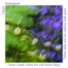 Impressionist Floral & Plant Photography Print With Shakespearean Quote