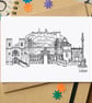 Lisbon Skyline Greetings Card - Image 1