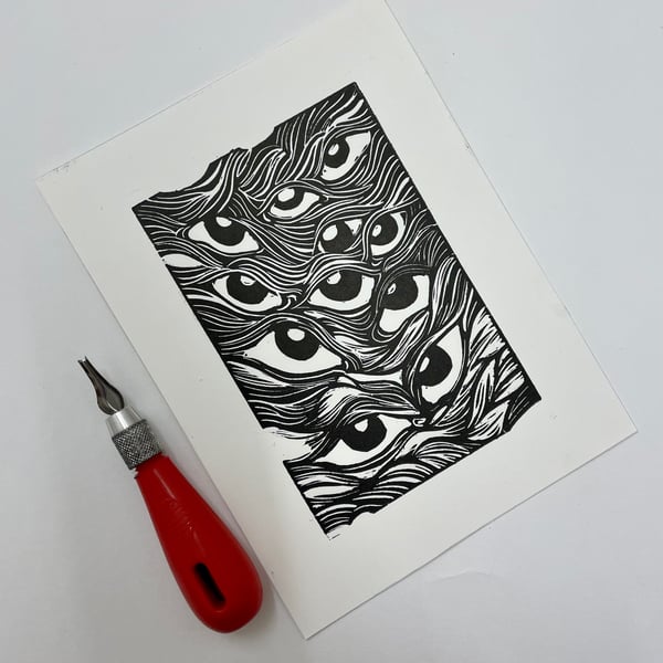 Eye Wave Print