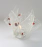 Christmas candle holder, festive tea light, Xmas decor, gift for mum, glass.  - Image 8