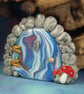 Sparkling Wallmounted Gnome Portal 2.5"  Magical Fairy Door - Image 3