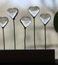 5 hearts stained glass suncatcher ornament - Image 1