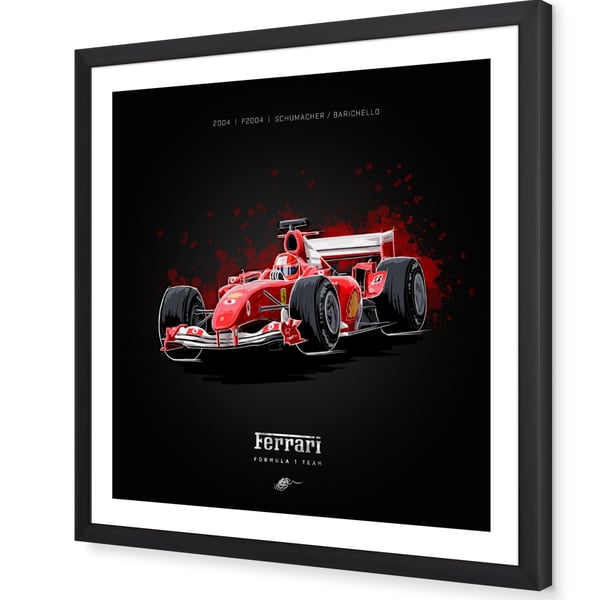 F1 Ferrari F2004 Wall Art