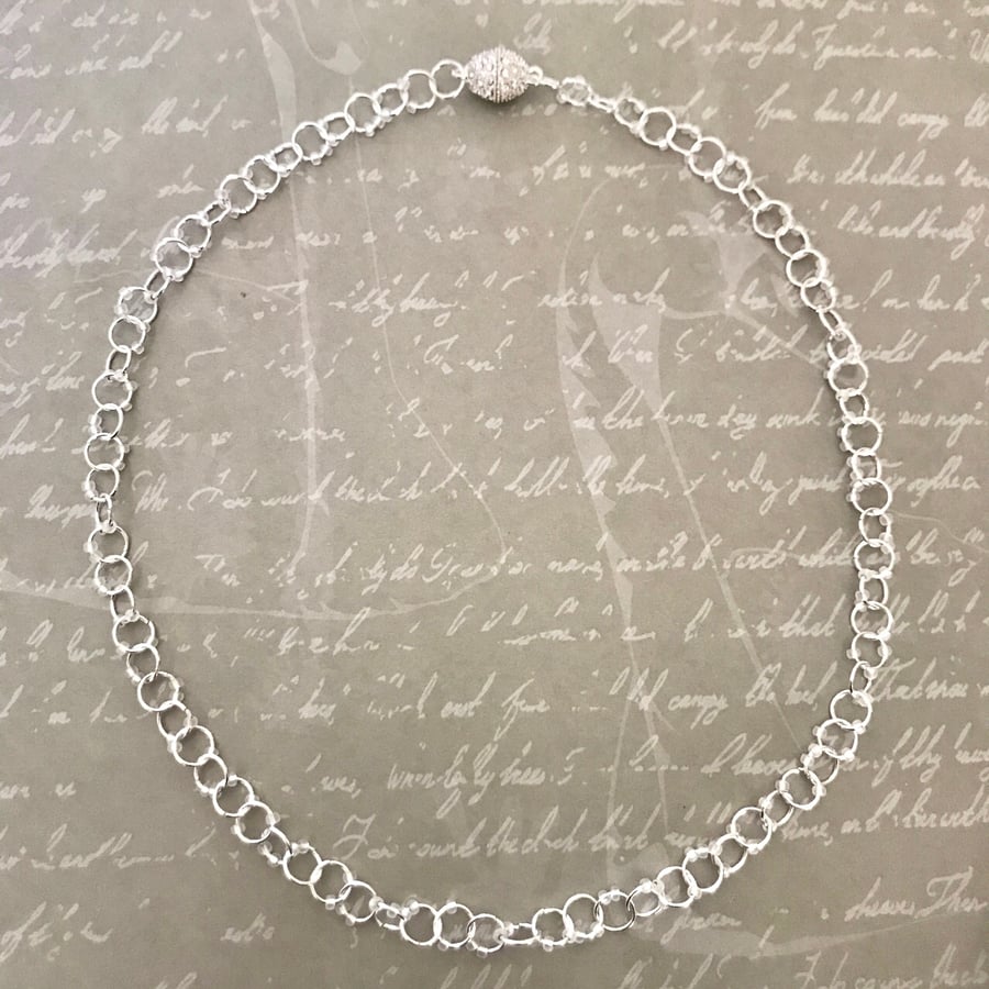 Beaded Link Necklace 