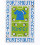 Portsmouth Pompey  Cross Stitch Kit Size 4" x 6" Full Kit - Image 1