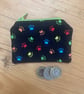Paw Print Quilted Fabric Mini Purse