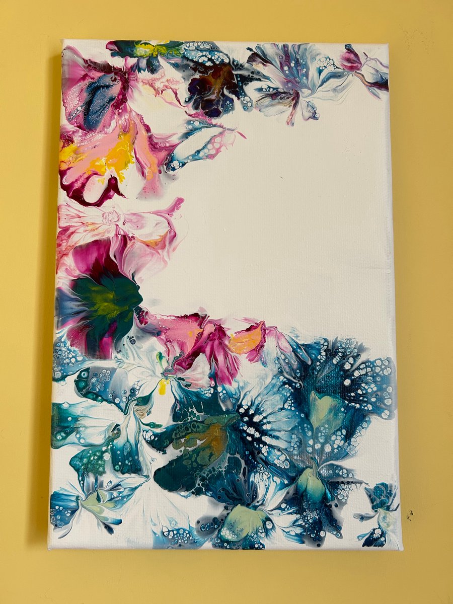 Field of flowers painting