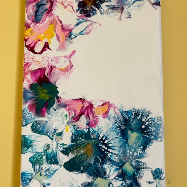Field of flowers painting