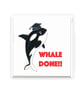 Personalised Whale Graduation Card, Congratulations Card - Image 5