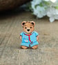Handmade Nurse Bear Pin, Doctor Teddy Badge, Personalised Brooch, Medical Gift