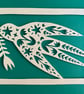Floral bird papercut  - Image 1