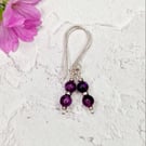 Lepidolite Bead Earrings
