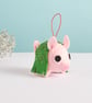 Pig in blanket Christmas tree decoration - Image 1