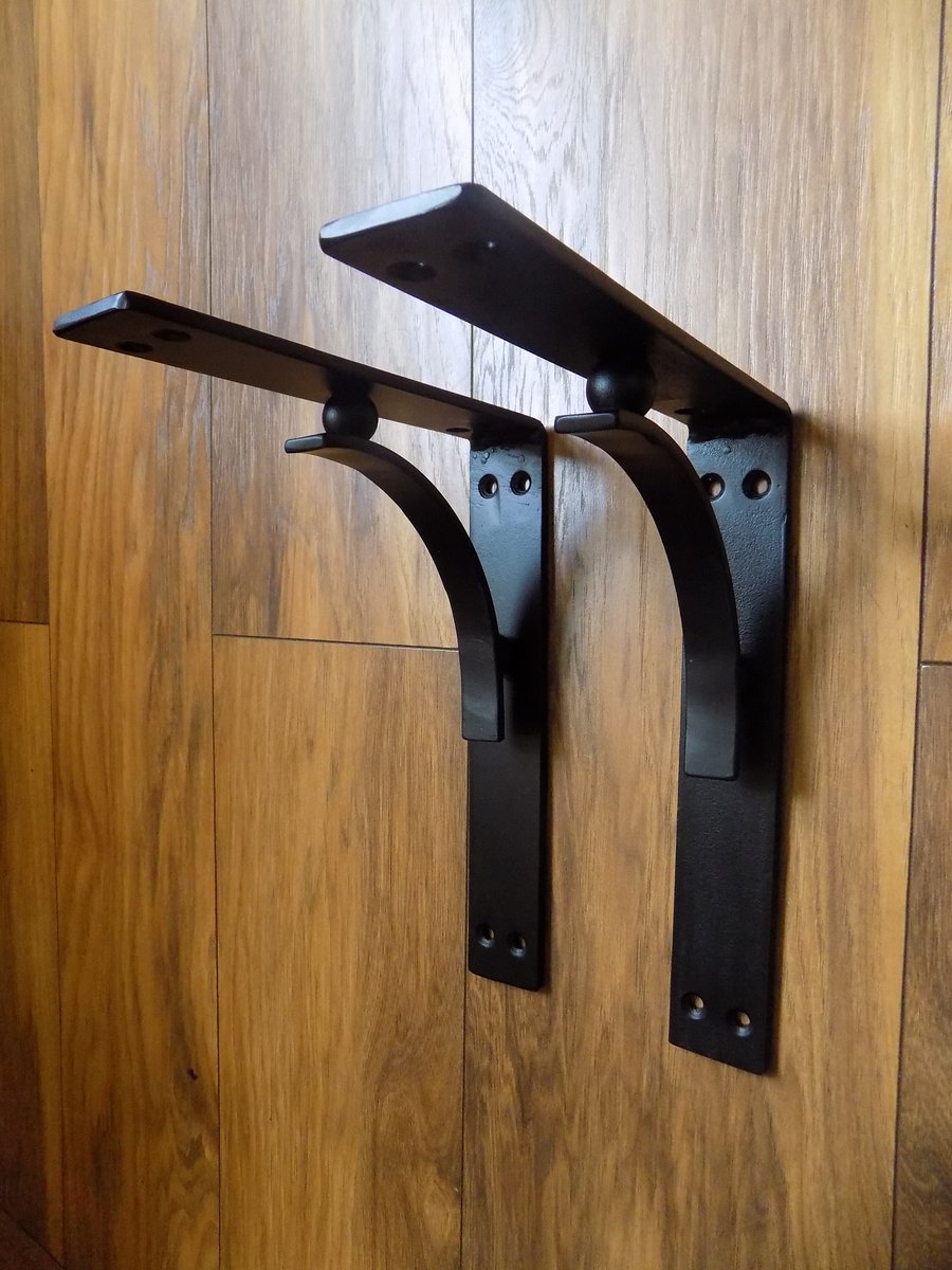 custom made shelf brackets............................Wrought Iron(Forged Steel)