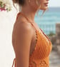 Handmade Crochet Festival Bralette: Boho Halter Crop Top - Image 3