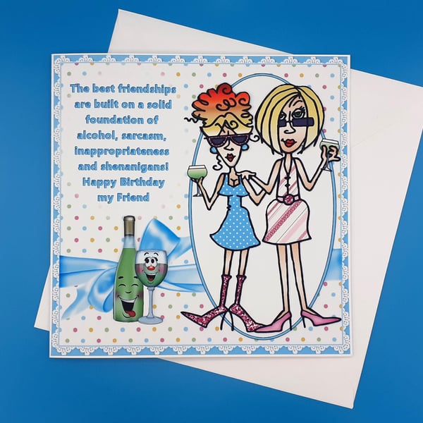Funny Friend Birthday Card 