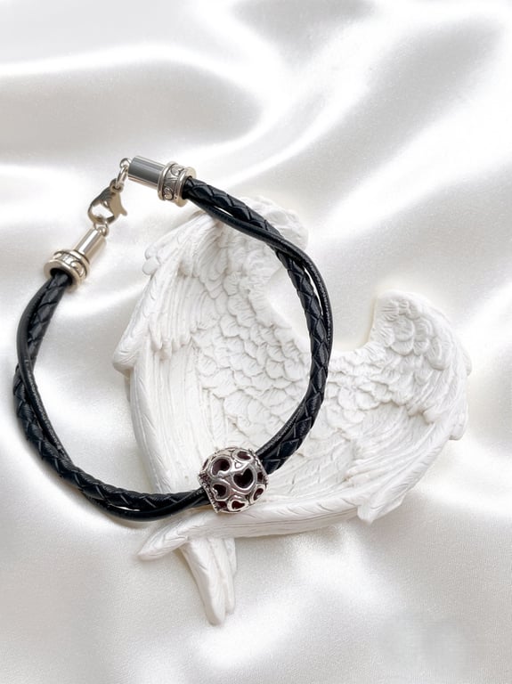 Double Leather Cord Bracelet