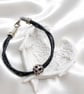Double Leather Cord Bracelet