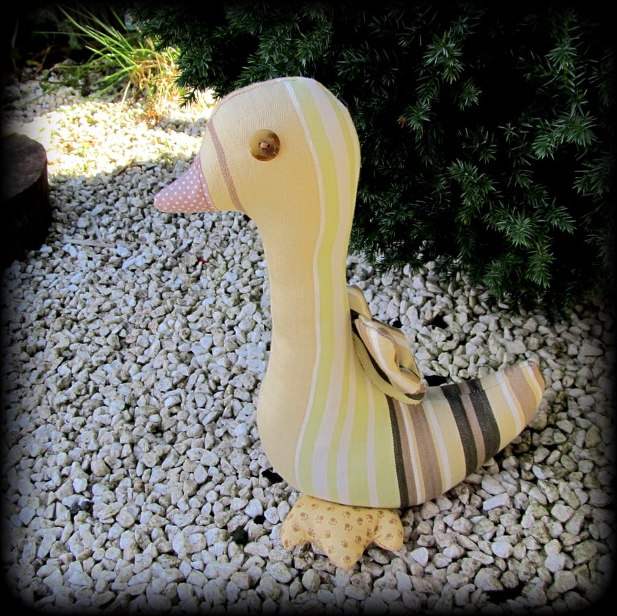 Basil,  duck doorstop.