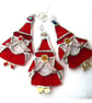 Santa Father Christmas Tree Stained Glass Suncatcher Xmas decoration - Image 7
