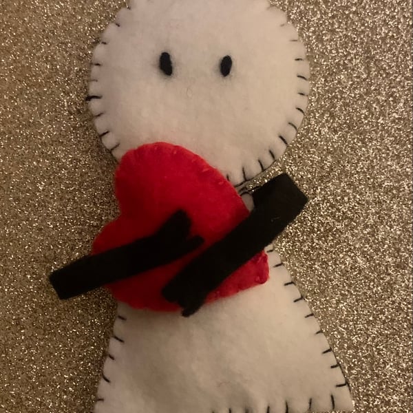 Felt Valentine’s Day gift