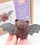 DIY Kit Woolly Bat Needle Felting - Beginners Craft Kit High Quality - Image 1