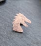 Dragon brooch pin or tie pin upcycled from penny coin - Image 4