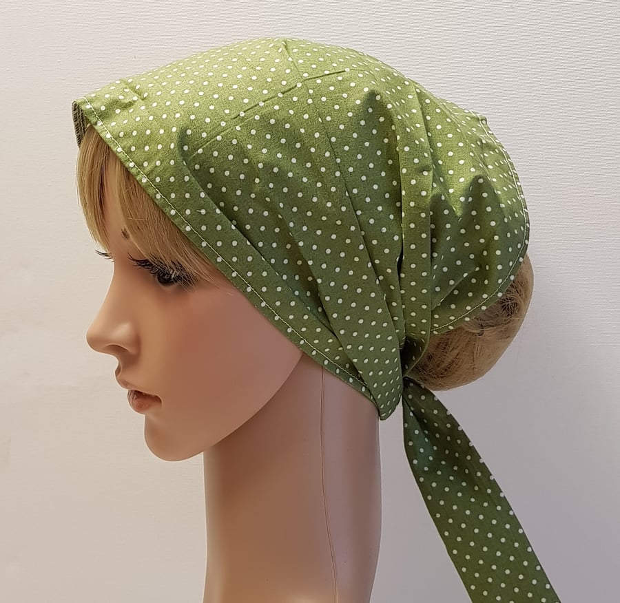 Wide hair covering, cotton head scarf, hair wrap, hairband, bandanna