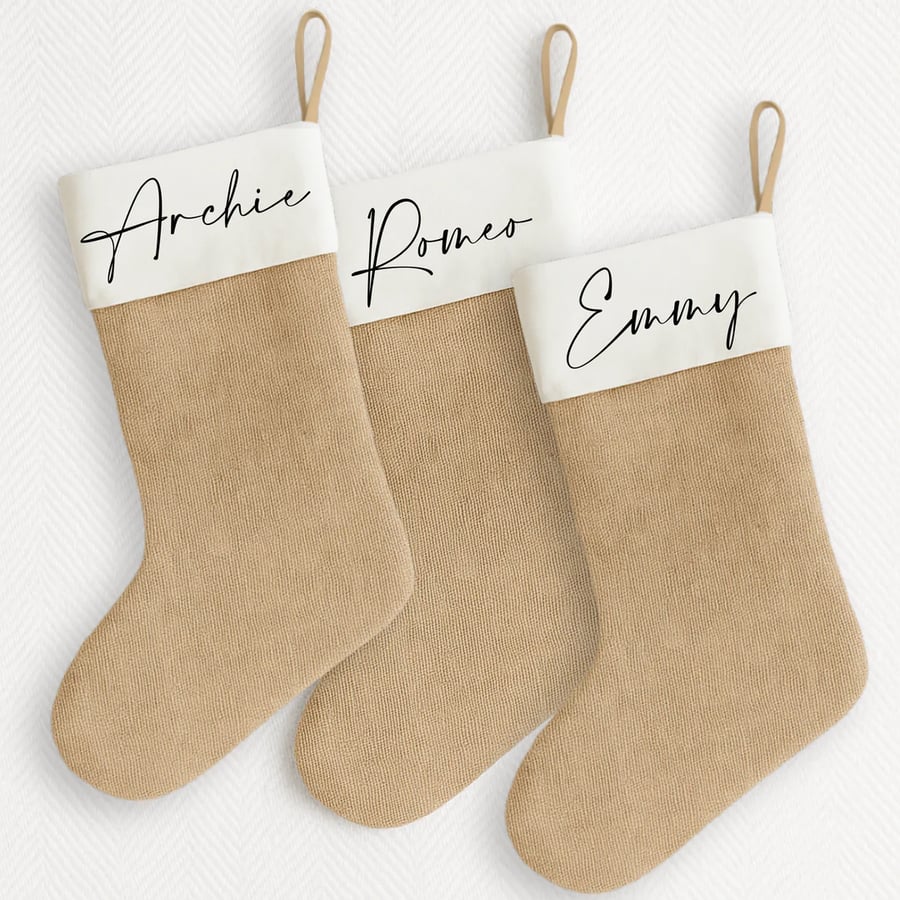 Personalised Jute Stocking