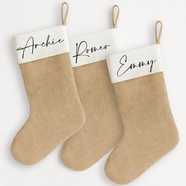 Personalised Jute Stocking