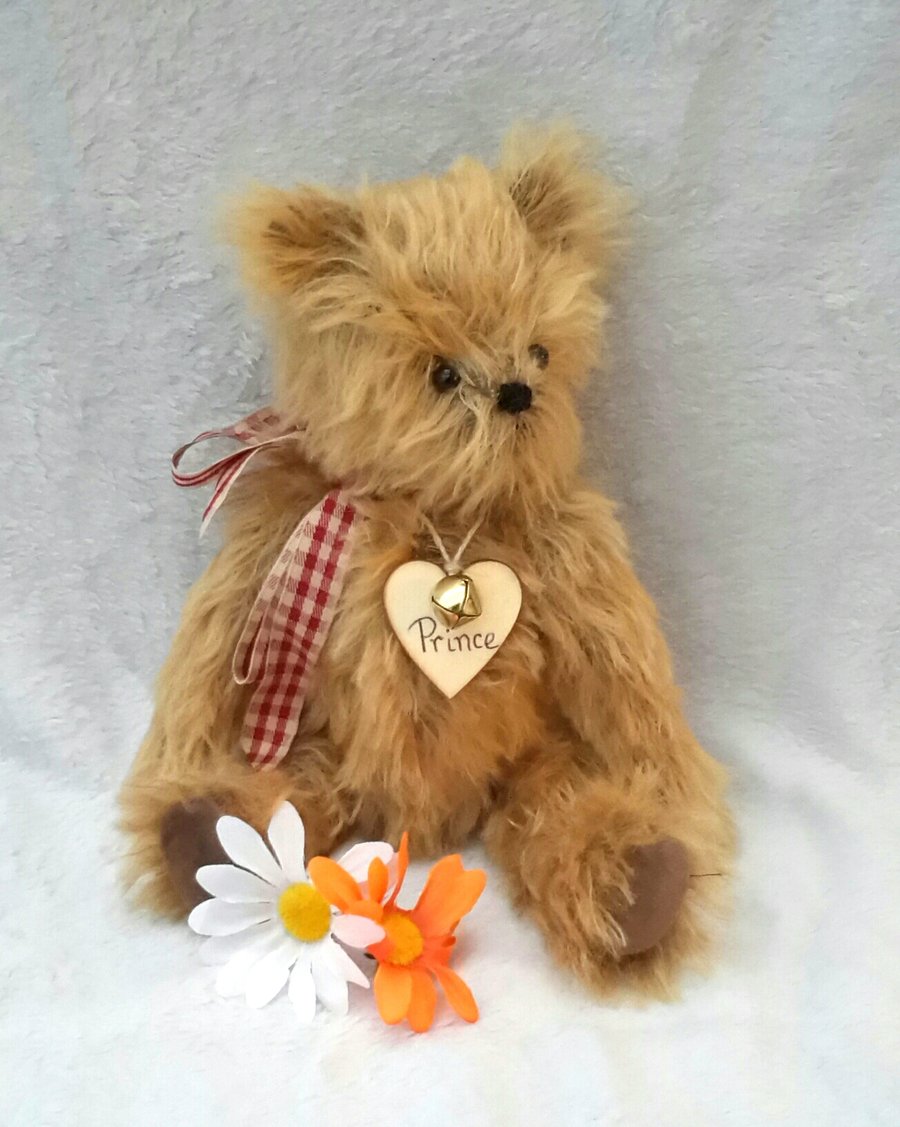 Traditional mohair bear, collectable artist bear, teddy bear
