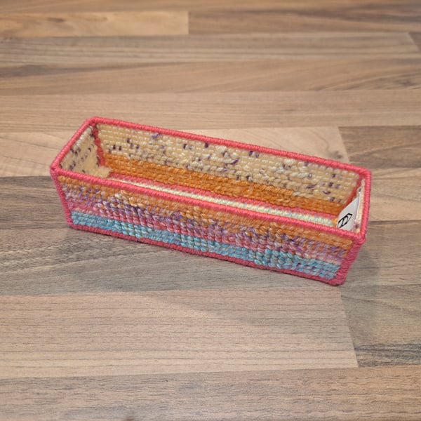 Pencil case - multicoloured with open top