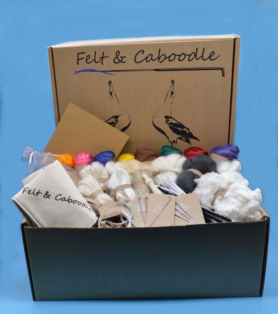 Perfectly imperfect Deluxe Vegan needle felting starter kit