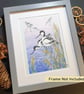 Avocet at the Water's Edge, original bird illustration, nature artwork - Image 8