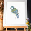 Blue tit Art Print 