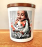 Personalised Birthday character scented candle